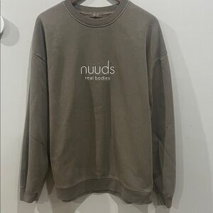 Nuuds Crewneck Sweater in Olive